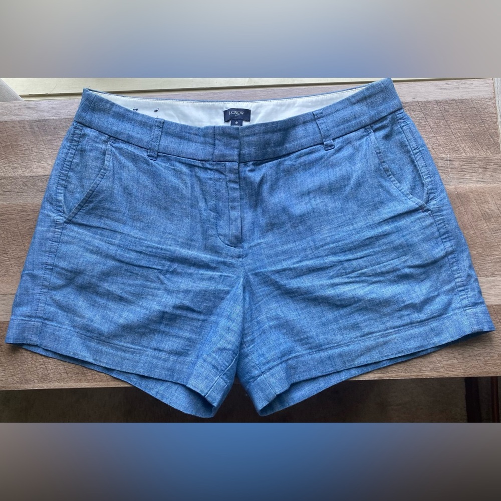Size 8 J.Crew chino shorts w/ 5inch inseam